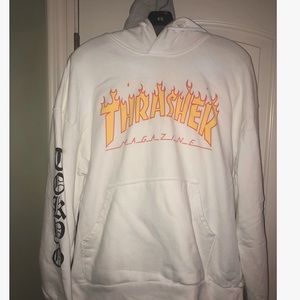 Thrasher Hoodie (white)